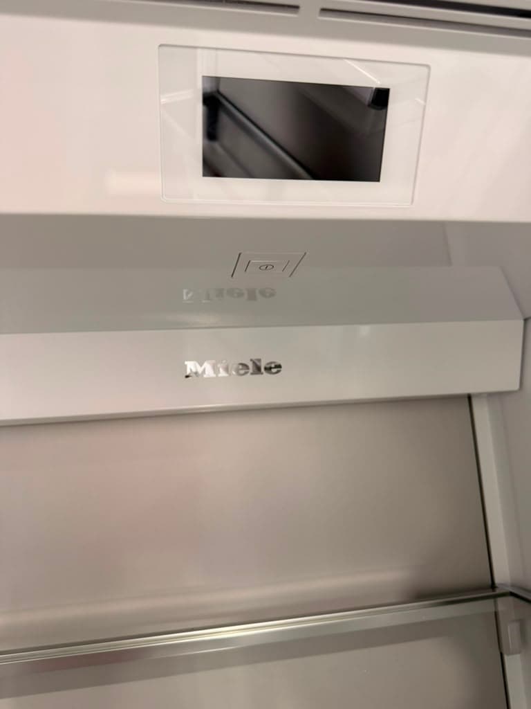 Actual Miele refrigerator interior control panel
