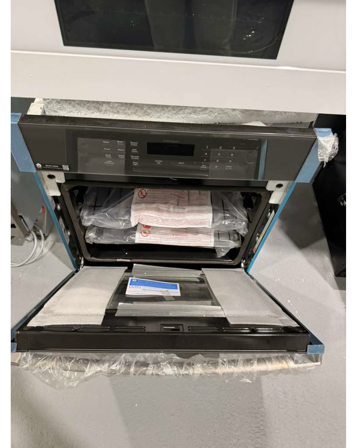 Actual ge profile 27-inch wall oven photographed in Oakland Park