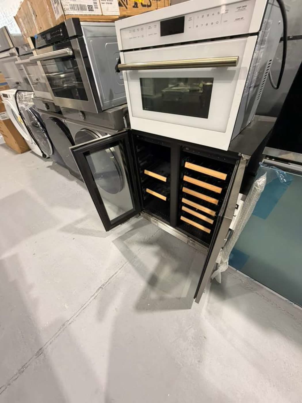 Actual xo 30-inch beverage center photographed in Oakland Park — view 2