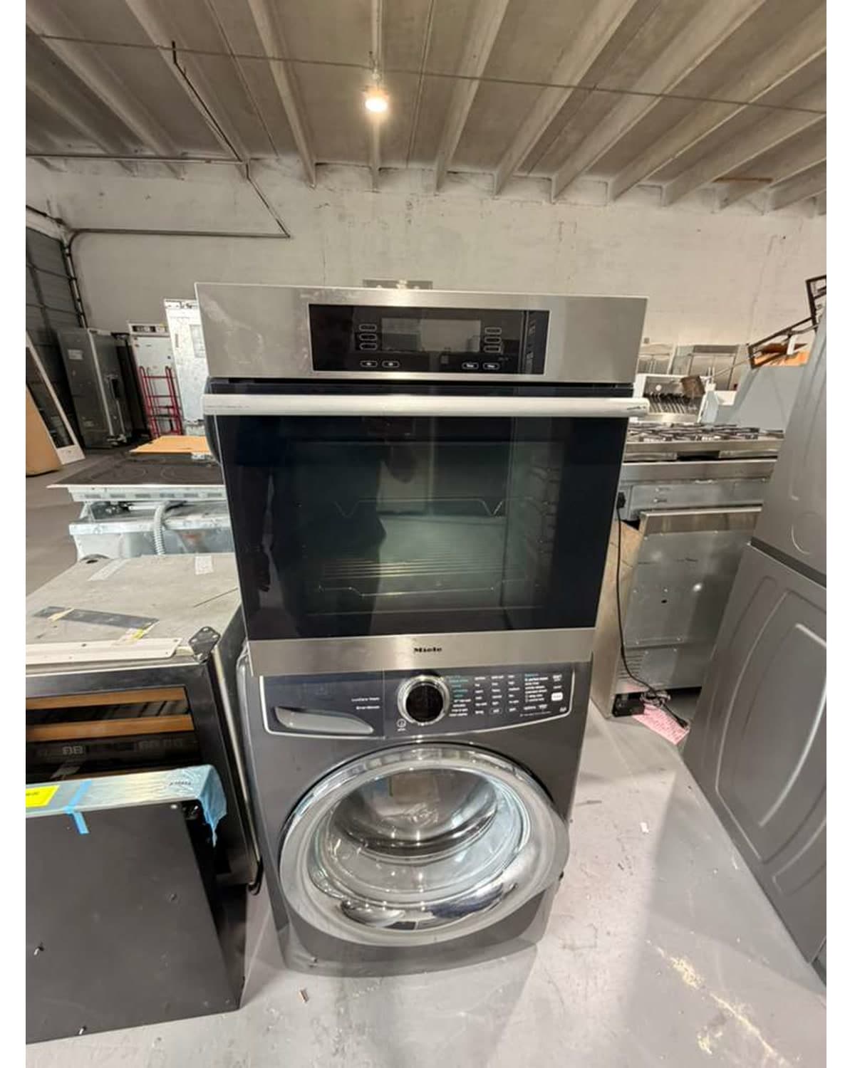 Actual miele 24-inch wall oven photographed in Oakland Park