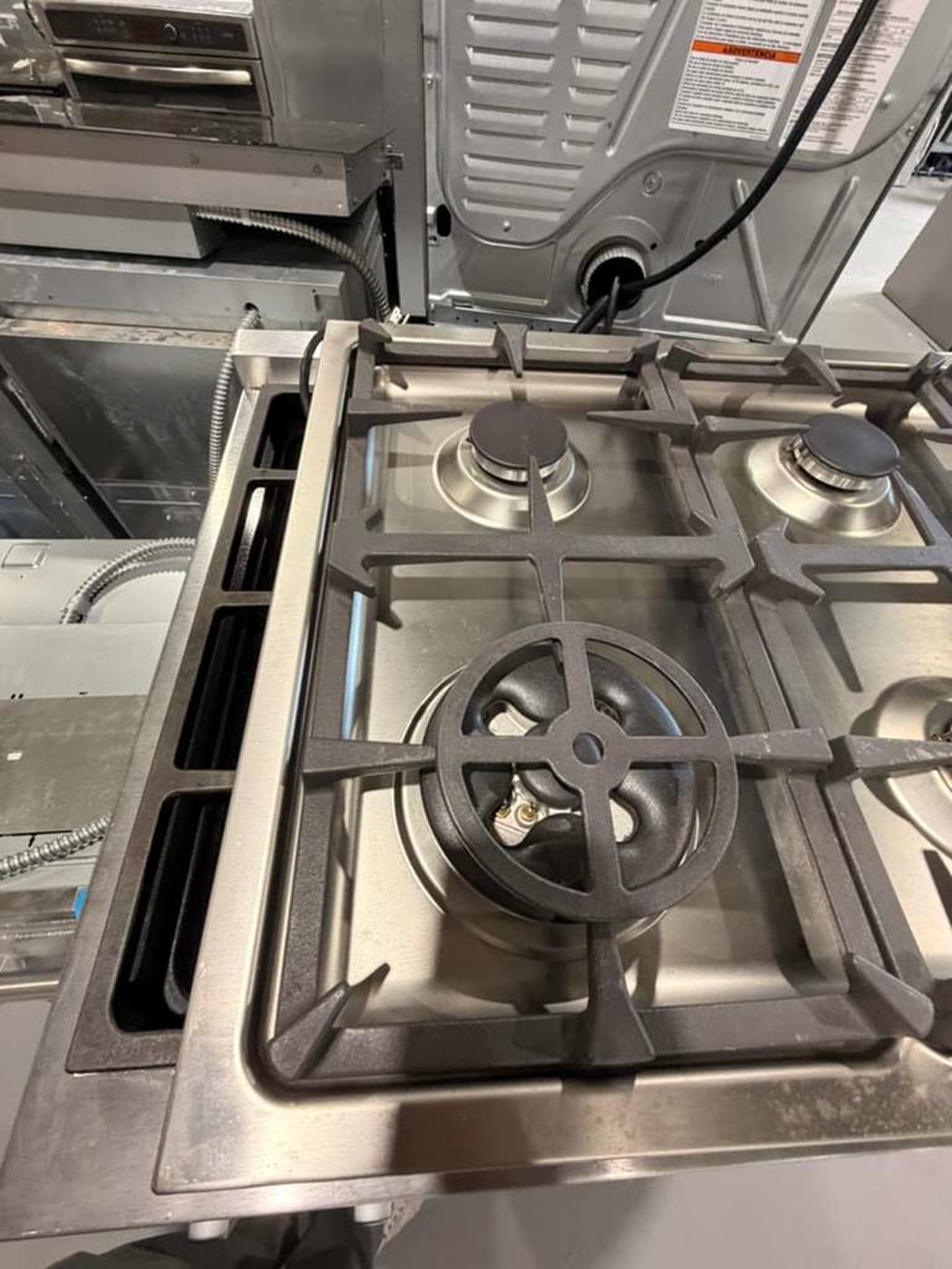 Actual bertazzoni 36-inch gas cooktop photographed in Oakland Park — view 1
