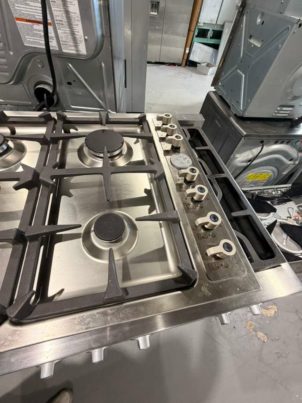 Actual bertazzoni 36-inch gas cooktop photographed in Oakland Park — view 4