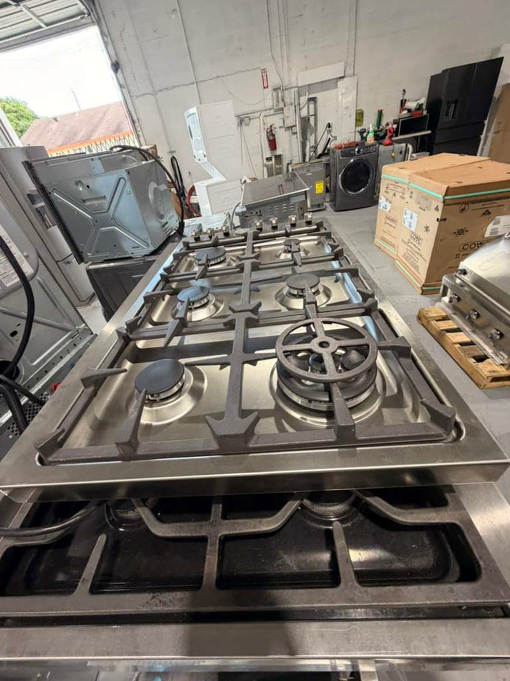Actual bertazzoni 36-inch gas cooktop photographed in Oakland Park — view 5