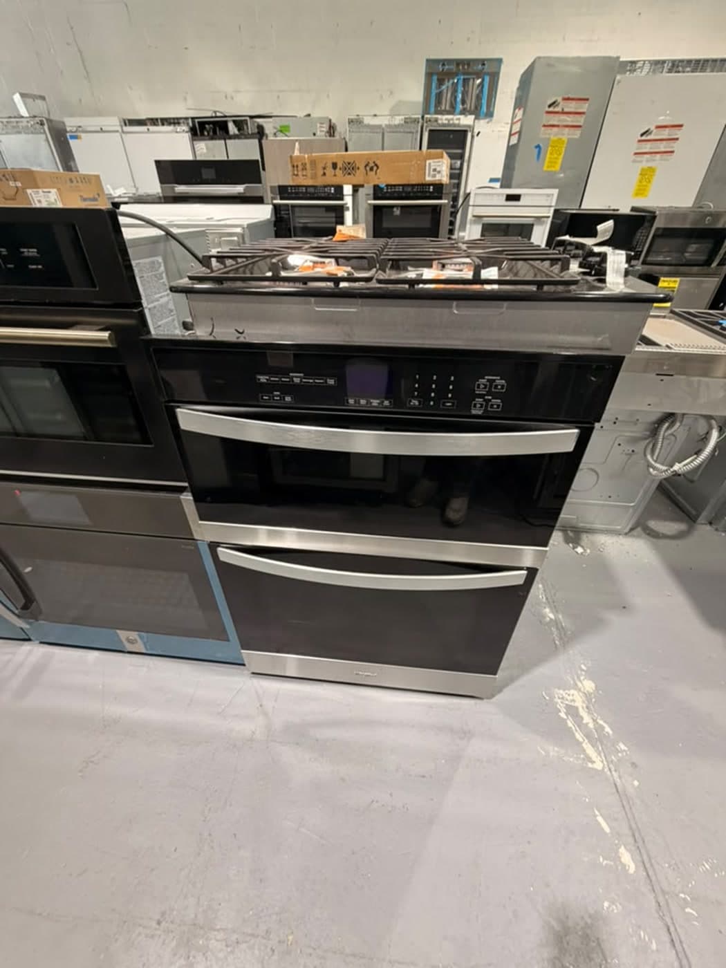 Actual whirlpool 30-inch combination wall oven photographed in Oakland Park — actual unit · front overview
