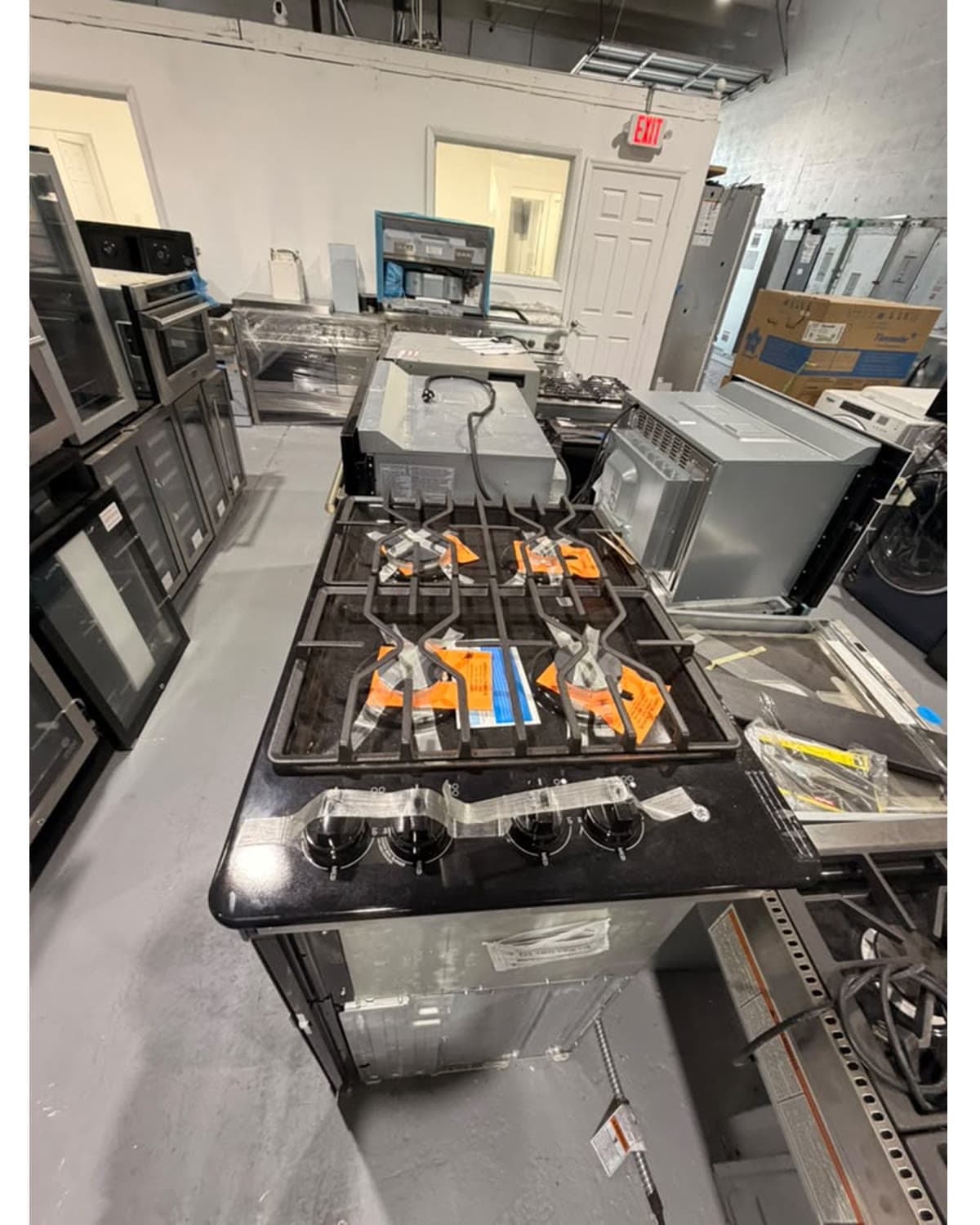 Actual ge 30-inch gas cooktop photographed in Oakland Park